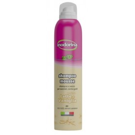 Inodorina Shampo Mousse Secco Latte E Vaniglia 250ml