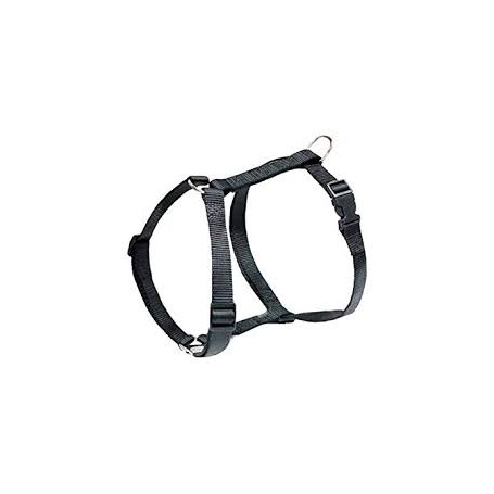 Pettorina Classic Nylon Large Nera Regolabile