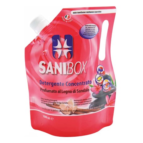 Sanibox Igienizzante Lavapavimenti Legno Di Sandalo 1Lt