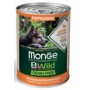 Monge BWild Grain Free Bocconcini In Salsa Anatra-Zucca e Zucchine Puppy & Junior 400Gr