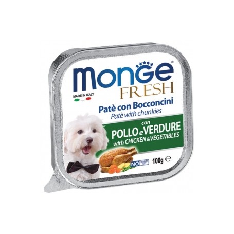 Monge Dog Fresh Pollo E Verdure 100Gr