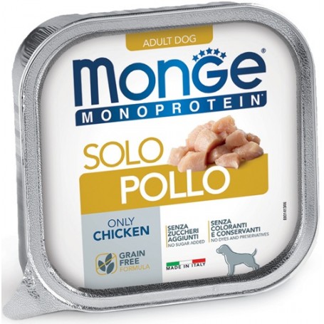 Monge Dog Pate' Monoproteico Pollo 150Gr