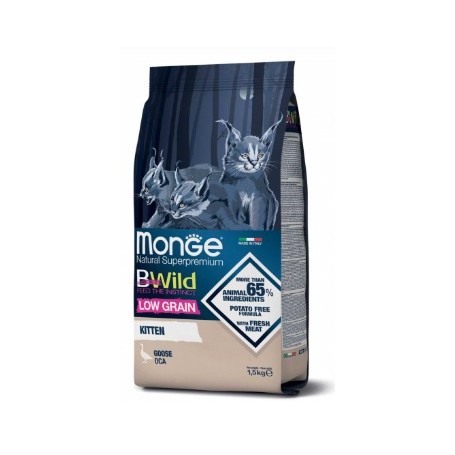 Monge Bwild Low Grain Cat Kitten Oca 1,5Kg