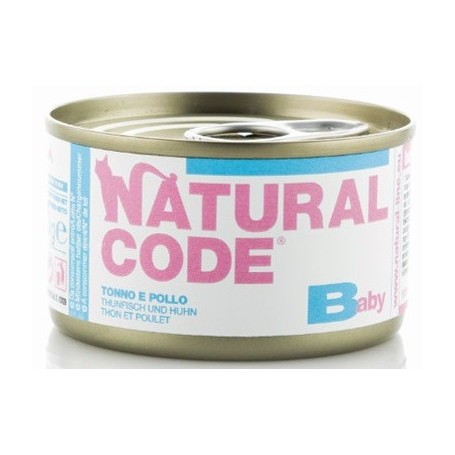 Natural Code Baby Kitten Tonno e Pollo 85Gr