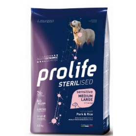 Prolife Dog Sensitive Maiale e Patate M/L 2,5Kg