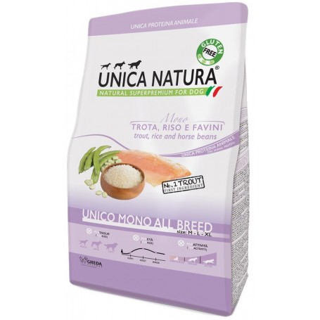 Unica Natura Cane Unico All Breed Trota 2,5kg