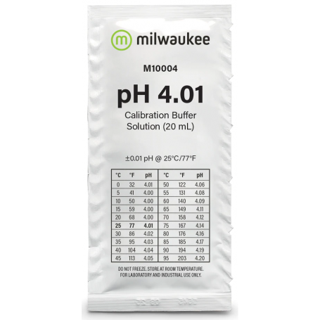 Milwaukee Bustina Calibrazione Pronto Uso Soluzione Ph 4.01