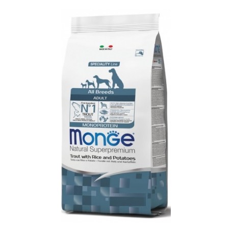 Monge Adult All-Breeds Monoproteico Trota 12Kg