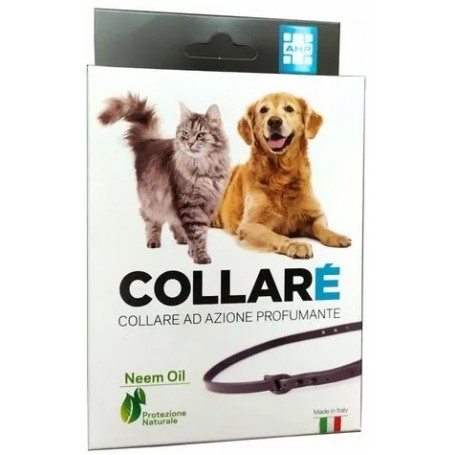 AHP Collare Naturale Olio di Neem Fragranza Marina per Cani e Gatti
