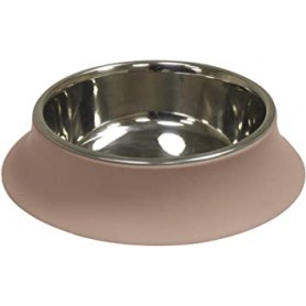 Ciotola Acciaio e Silicone Beige 520Ml 14Cm