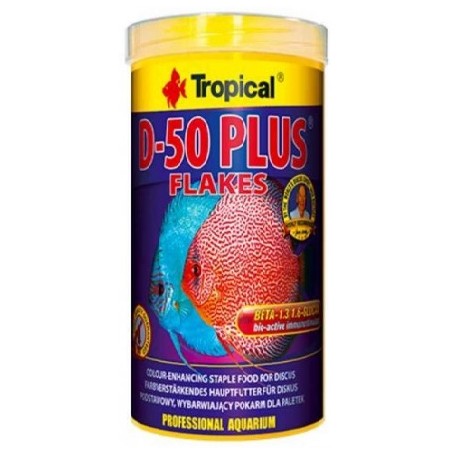 Tropical Discus D-50 Plus Flakes 250ml