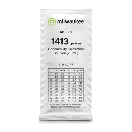 Milwaukee Bustina Calibrazione Conduttivimetro 1413 µS/cm