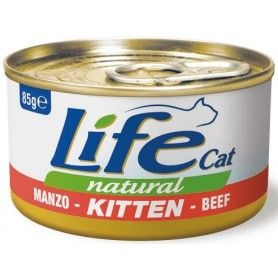 Life Cat Natural 85gr Kitten Manzo