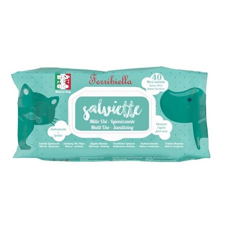 Salviette Igienizzanti Ferribiella Maxi Milleusi 80Pz