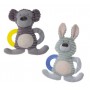 Imac Gioco Animaletti Peluches con tiramorsi in plastica 18cm