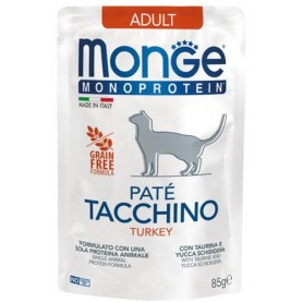 Monge Cat Bustine Patè Monoproteico Tacchino 85gr