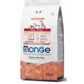 Monge Mini Puppy & Junior Salmone e Riso 2,5kg