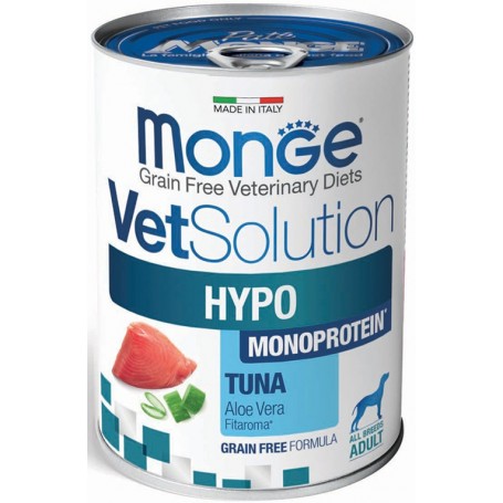 Monge Vetsolution Cane Hypo Monoprotein Tonno Umido 400gr