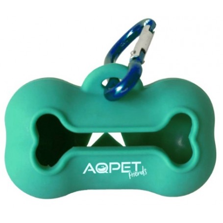 AqPet Friends Dispenser in Silicone con Sacchetti Igienici Compostabili