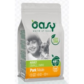 Oasy Cane Monoproteico Adult Mini Maiale 800Gr