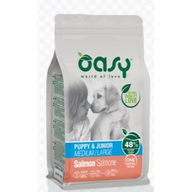 Oasy Cane Puppy Medium Large Monoprotein Salmone 2,5Kg