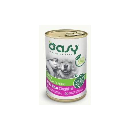 Oasy Umido Cane Monoproteico Cinghiale 400Gr
