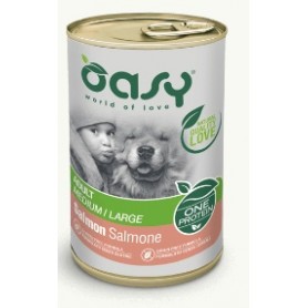Oasy Umido Cane Monoproteico Salmone 400Gr