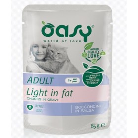 Oasy Wet Cat Bocconcini Adult Light Bustina 85Gr