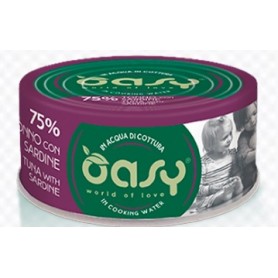 Oasy Wet Cat More Love - Tonno con Sardine Lattina 70gr