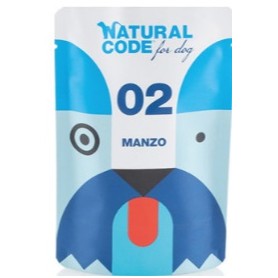 Natural Code Bustine Cane 02 Monoproteico Manzo 300gr