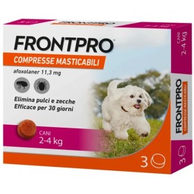 Frontpro 3 Compresse Antiparassitarie 2-4Kg