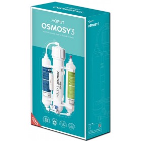 AqPet Osmosy 3 Impianto Osmosi 200 litri giorno 3 Stadi in Linea