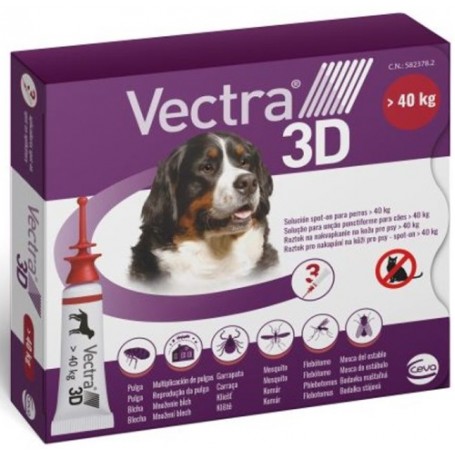 Vectra 3D Rosso da 40 Kg 3 Fiale