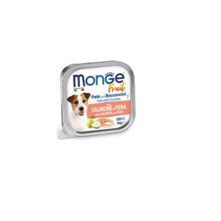 Monge Dog Fresh Fruit Salmone e pera 100gr