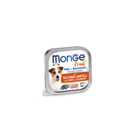 Monge Dog Fresh Fruit Tacchino e Mirtillii 100Gr