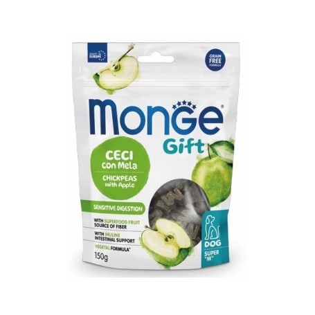 Monge Gift Super M Snack Dog Sensitive Digestion Ceci con Mela 150gr