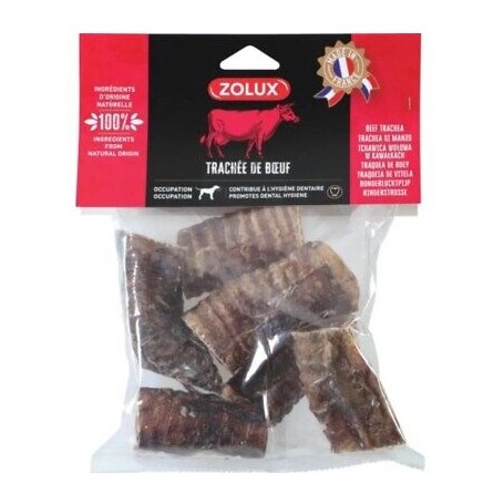 Zolux Barf Trachea di Manzo 4/5cm 200gr