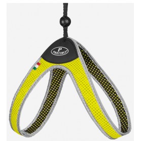Pratiko Pettorina Air Rete Con Chiusura Laccio in Rete Giallo Fluo Taglia 3