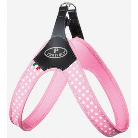 Pratiko Pettorina Rosa a Pois con Clip Taglia 2