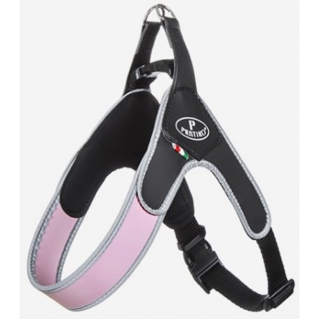 Pratiko Pettorina Easy Way Regolabile Bordo Reflex Rosa Taglia 3