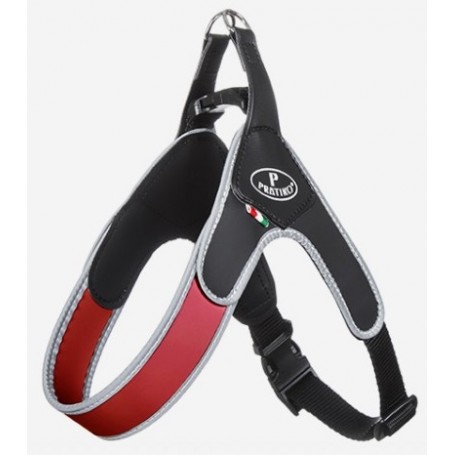 Pratiko Pettorina Easy Way Regolabile Bordo Reflex Rosso Taglia 1