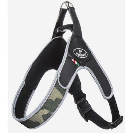 Pratiko Pettorina Regolabile Camouflage Bordo Reflex Taglia 1
