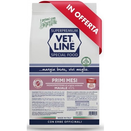 Vetline Cane Primi mesi Maiale 12,5kg