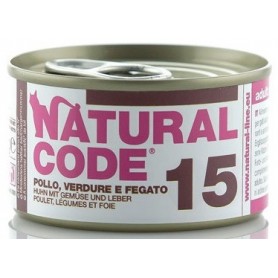 Natural Code 15 Pollo Verdure e Fegato 85gr