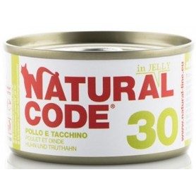 Natural Code 30 Pollo e Tacchino Jelly  85gr