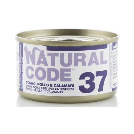 Natural Code 37  Tonno Pollo e Calamari jelly 85gr