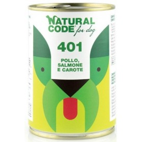 Natural Code Cane 401 Pollo Salmone e Carote 400gr