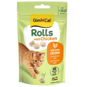 Gimcat Snack Gatto Rolls con pollo 50gr