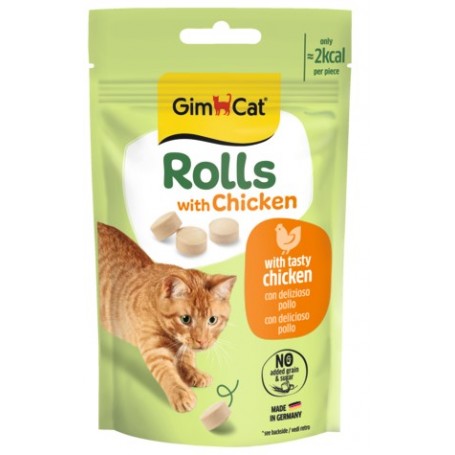 Gimcat Snack Gatto Rolls con pollo 50gr