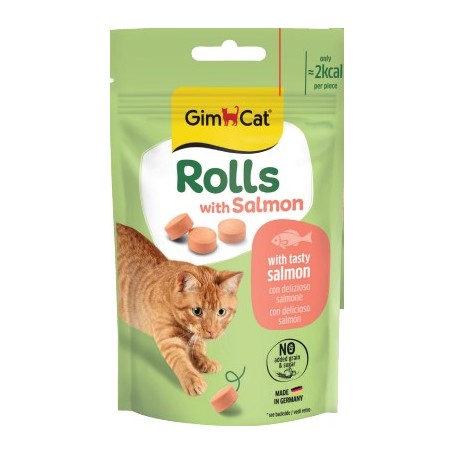 Gimcat Snack Gatto Rolls con salmone 50gr